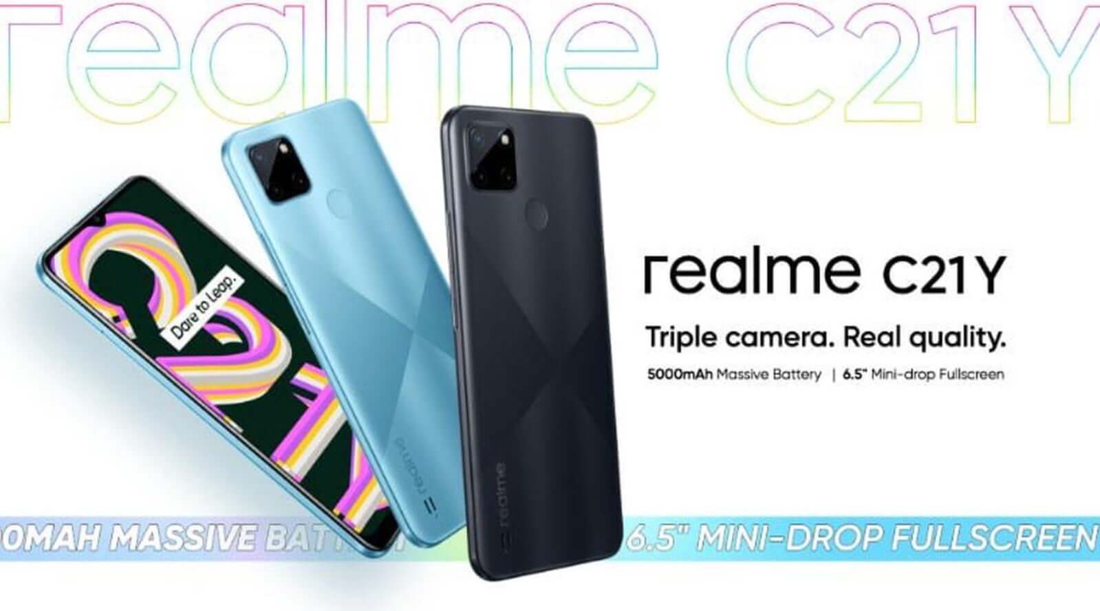 Realme C21Y launched. What's new in this smartphone?