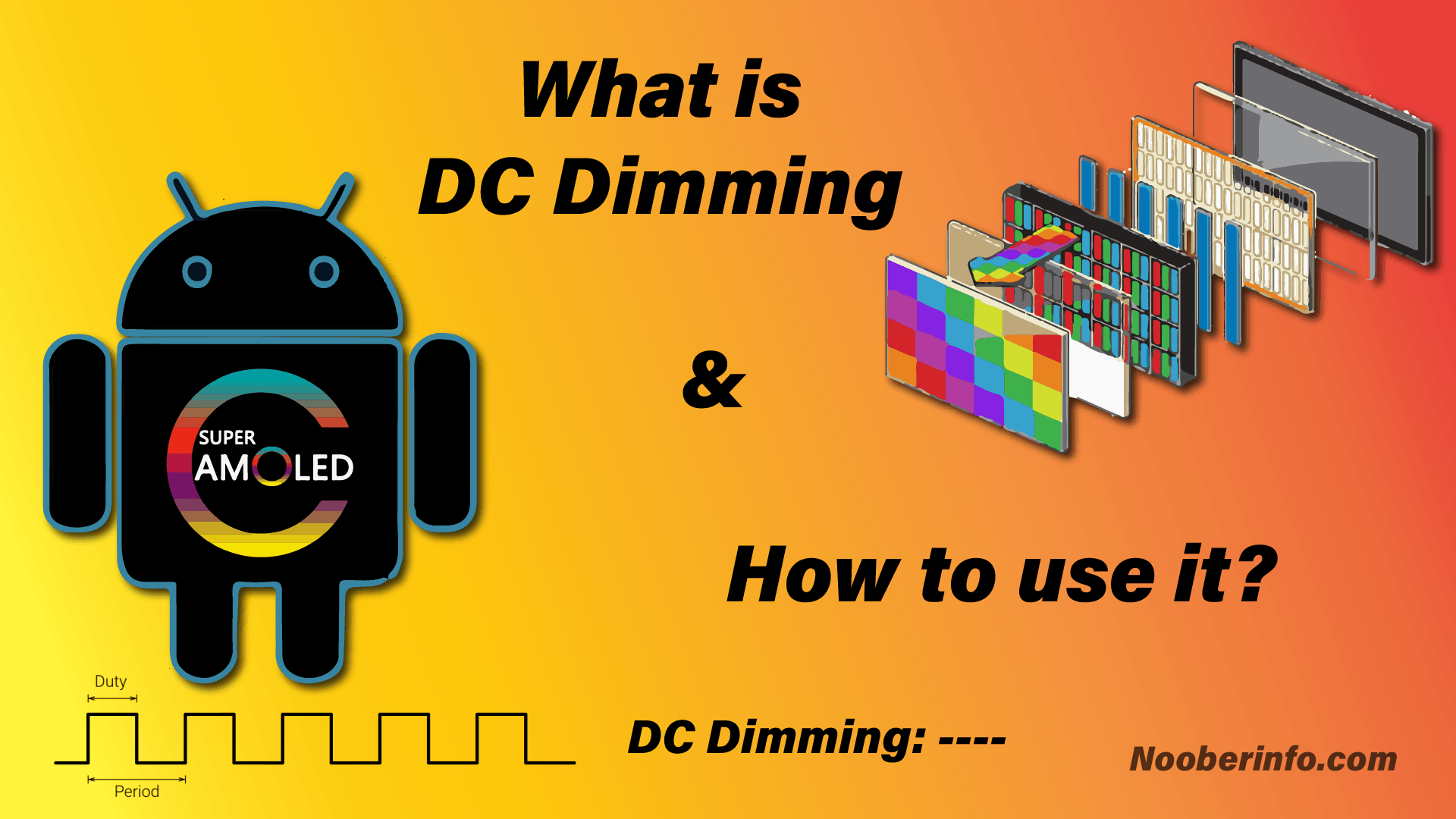 What is DC Dimming in AMOLED and why is it being added to AMOLED Smartphones?